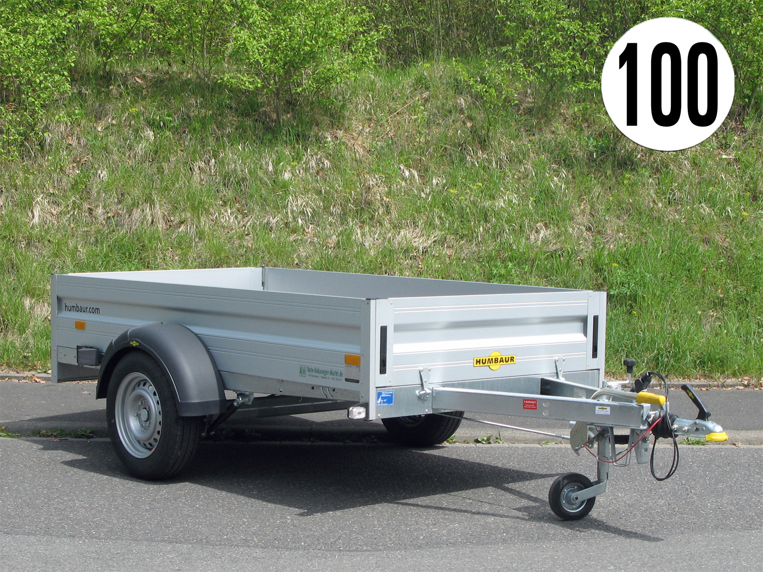 HUMBAUR HA132513 KV 100 km/h – klappbare Vorderwand
