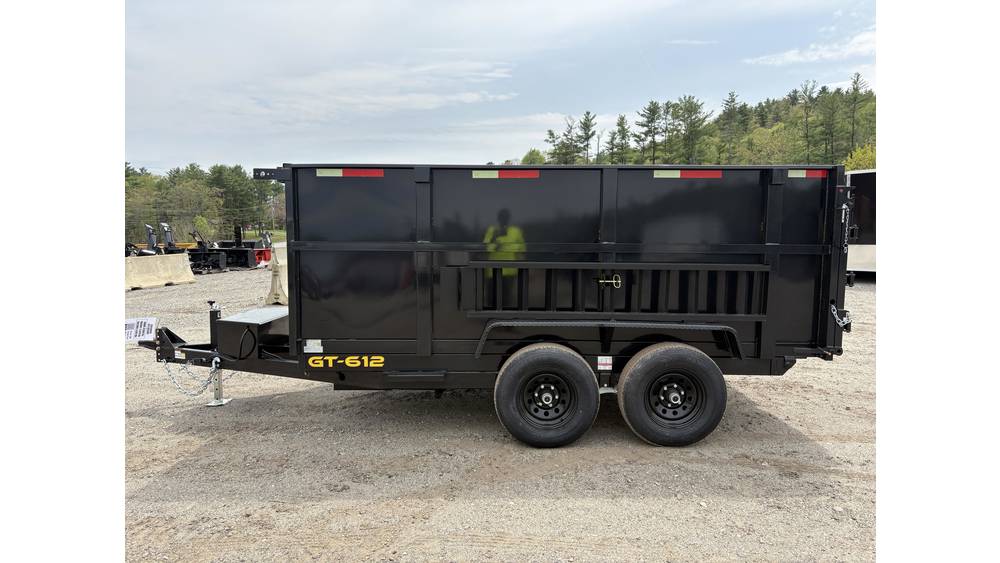 Griffin 6×12 10K Kippanhänger 2026 mit Pulverbeschichtung und 48-Zoll-Hochbordwänden