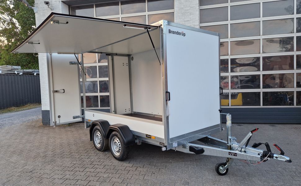 Brenderup Cargo Dynamic CD300 TB D ST SK 300x155x185cm Heck Seitentür Serviceklappe Wabe (M) 2000kg
