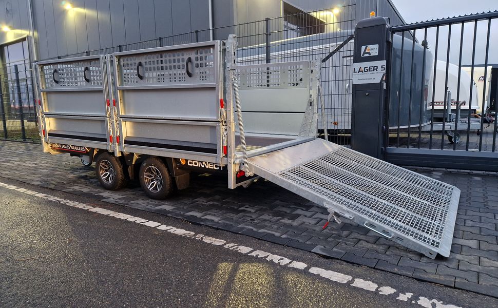 Brian James Trailer Connect 310x188cm black Premium Greenkeeper Alufelgen Tandem 10″ 3000kg